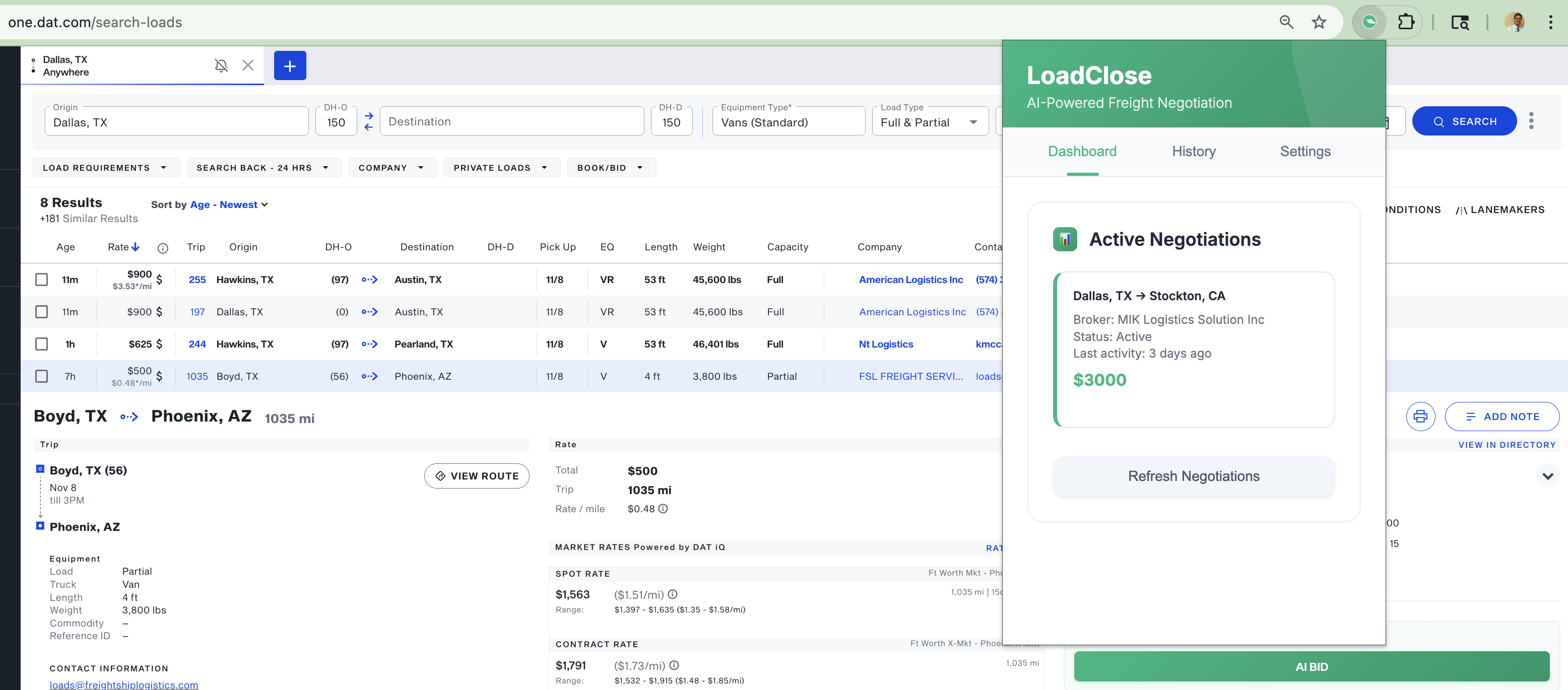 Step 3: Monitor negotiations